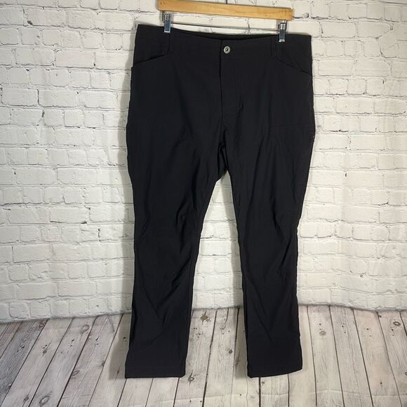 Kuhl Pants Mens 38 Black Renegade Rock Pant Hiking Utility Outdoors Performance - Picture 1 of 12